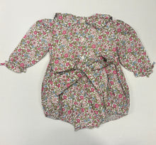 Load image into Gallery viewer, Fall Florals Smocked Waist Bubble- VINT PK