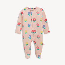 Load image into Gallery viewer, Pink Flower Magnetic Footie