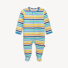 Load image into Gallery viewer, Boy Stripe Magnetic Footie