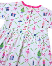 Load image into Gallery viewer, Nutcracker Collection Dress LS- Pink