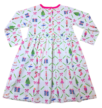 Load image into Gallery viewer, Nutcracker Collection Dress LS- Pink