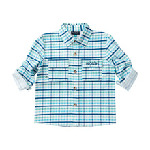 Load image into Gallery viewer, Marine Green Pawleys Plaid Fishing Shirt LS