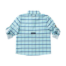 Load image into Gallery viewer, Marine Green Pawleys Plaid Fishing Shirt LS