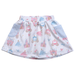 Princess and Castles Pima Skirt w/ Shorts