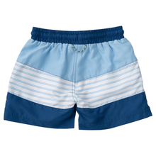 Load image into Gallery viewer, Boogie Board Swim Trunk in Placid Blue Colorblock