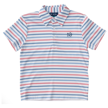 Load image into Gallery viewer, Fishing Polo-Americana Stripe