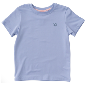 Pro Performance Fishing Tee with Beach Art- Lavender