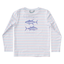 Load image into Gallery viewer, Pro Performance Girls Fishing Tee with Tuna Art- Lavender
