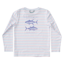 Load image into Gallery viewer, Pro Performance Girls Fishing Tee with Tuna Art- Lavender
