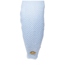 Load image into Gallery viewer, Knotted Headband- Beale Street Blue Herringbone (Womens)