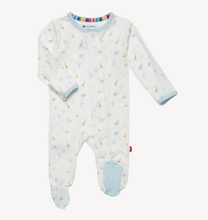 Load image into Gallery viewer, Blue Little Bitty Pretty One Footie