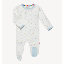 Load image into Gallery viewer, Blue Little Bitty Pretty One Footie