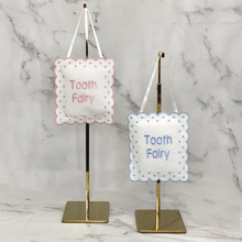 Load image into Gallery viewer, Linen Tooth Fairy Pillow- Blue