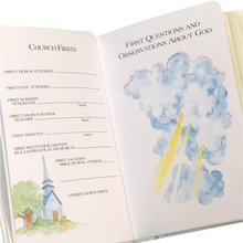 Load image into Gallery viewer, Bible in Shantung w/ Cross- Blue