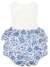Load image into Gallery viewer, Blue Floral Delaney Sunsuit