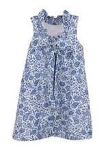 Load image into Gallery viewer, The Blair Blue Floral Dress