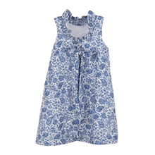 Load image into Gallery viewer, The Blair Blue Floral Dress