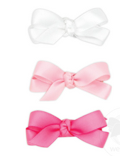 Load image into Gallery viewer, Baby Satin Bows w/ Knot Wrap- 3 Pack