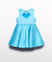 Load image into Gallery viewer, Ruffled Mikado Dress- Turquoise