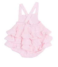 Load image into Gallery viewer, Ballerina Ruffle Sunsuit-Light Pink
