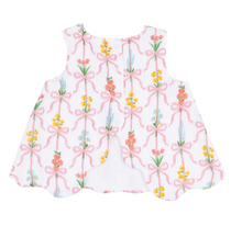 Load image into Gallery viewer, Ribbon Bouquets Scallop Top & Bloomer Set