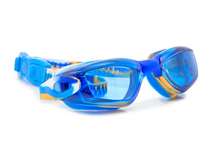 Load image into Gallery viewer, Candy Corn Cobalt Salt Water Swim Goggles