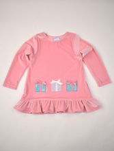 Load image into Gallery viewer, Gifts Baby Doll Top & Sparkly Leggings Set- Pink/Aqua