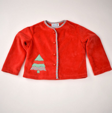 Load image into Gallery viewer, Tree Cuddle Jacket & Plaid Skirt Set- Red/Green