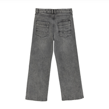 Load image into Gallery viewer, Denim Jeans Wide Fit- Lt Grey