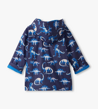 Load image into Gallery viewer, Painted Dinos Rain Jacket- Patriot Blue
