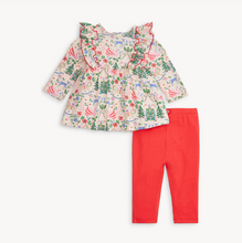 Load image into Gallery viewer, Sugar Plum Dreams Dress & Leggings Set