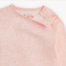 Load image into Gallery viewer, Pink Polaris Waffle LS PJ Set