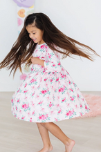 Load image into Gallery viewer, Gingham Bows Ruffle Twirl Dress