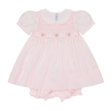 Load image into Gallery viewer, Secret Garden Dress Pink/ White