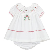 Load image into Gallery viewer, Merrymaker Dress - WHT/ RD