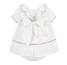 Load image into Gallery viewer, Merrymaker Dress - WHT/ RD