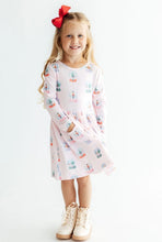 Load image into Gallery viewer, Let It Snow LS Pocket Twirl Dress