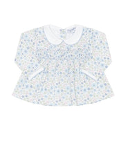 Load image into Gallery viewer, Blue Meadow Smocked Dress LS Set