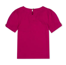 Load image into Gallery viewer, Vivid Pink Puff Sleeve Knit Top