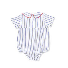 Load image into Gallery viewer, Baseball Stripe Classic Box Pleat Bubble
