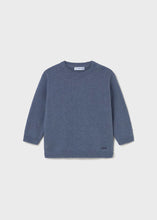 Load image into Gallery viewer, Baby Basic Crew Neck Sweater- Dark Blue