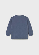 Load image into Gallery viewer, Baby Basic Crew Neck Sweater- Dark Blue