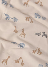 Load image into Gallery viewer, Safari Swaddle Blanket- Blue Bell