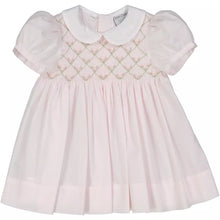 Load image into Gallery viewer, Rosebud Diamond Smocked Dress