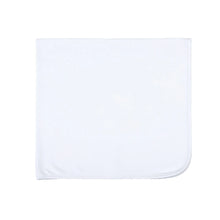 Load image into Gallery viewer, Blessed Embr. Receiving Blanket- White