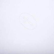 Load image into Gallery viewer, Blessed Embr. Receiving Blanket- White