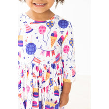 Load image into Gallery viewer, Happy Birthday Pocket Twirl Dress