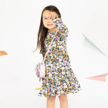 Load image into Gallery viewer, Finchley Toddler Neck Ruffle Long Sleeve Dress