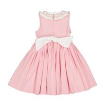 Load image into Gallery viewer, Peony Pink Smocked Collar Dress