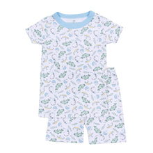 Load image into Gallery viewer, Hook, Line, & Sinker Short Pajamas- Blue